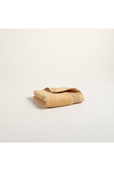 Zsa Zsa Zsu Solıd Bordürlü Pamuk %100 Pamuk El Havlusu 30x50 Cm Sarı