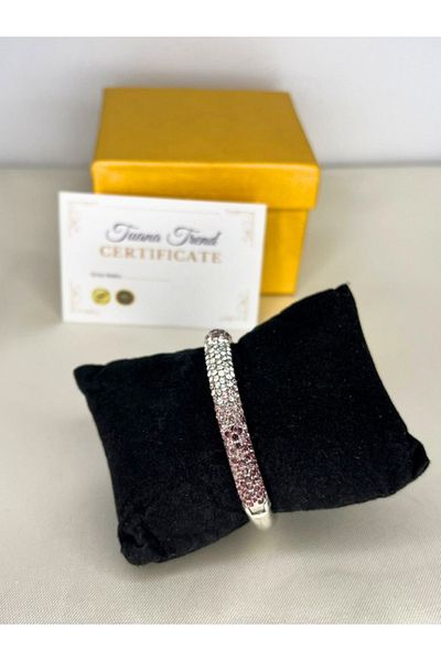 Tuana Trend High Quality Crystal Zircon Stone Handcuff Bracelet