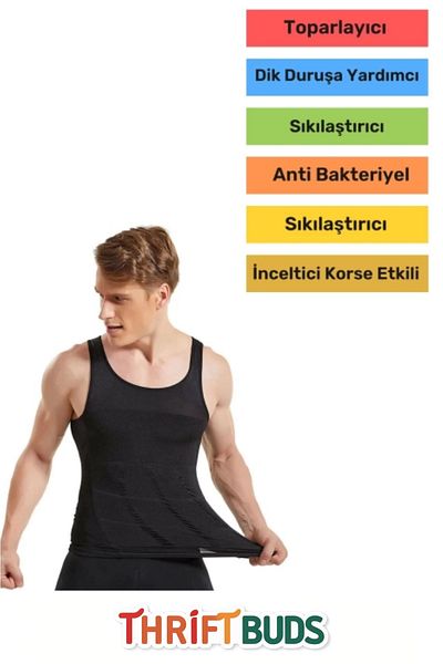 Thriftbuds New Season Body Firming Upright Posture Suitable for Sports Gynecomastia Recovery Comfortable Belly Corset Athlete