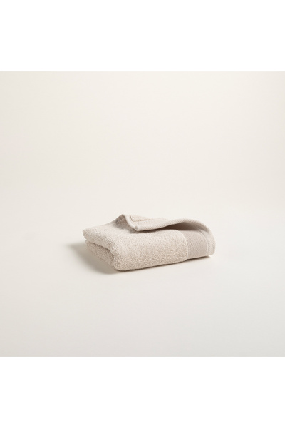 Zsa Zsa Zsu Solıd Bordürlü Pamuk %100 Pamuk El Havlusu 30x50 Cm Krem