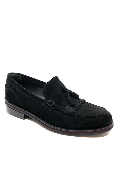 Fosco Men's Suede Shoes 6080 911 - Black