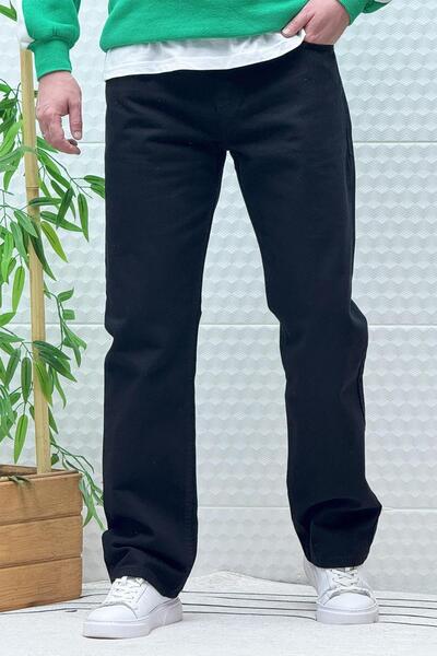 WAFRA Men's Elastic Waist Casual Baggy Jeans