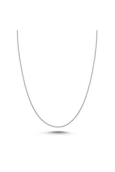 Silveranka 925 Ayar Gümüş 30 Forse Hayalet İnce Kolye Zinciri