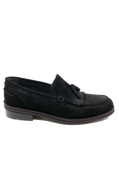 Fosco Men's Suede Shoes 6080 911 - Black