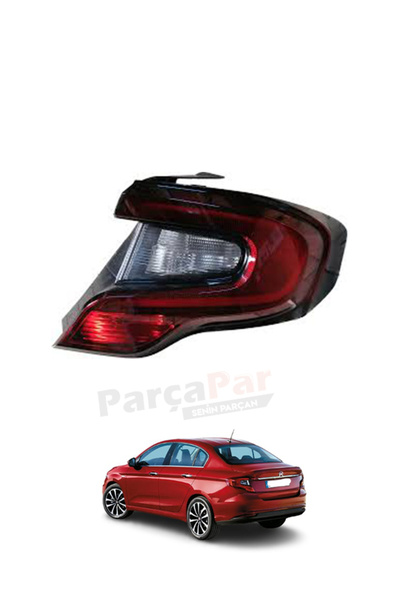 DEGA FIAT EGEA Uyumlu LEDLİ STOP SOL