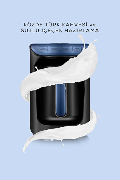 Karaca ماكينة صنع القهوة التركية بحليب هامير