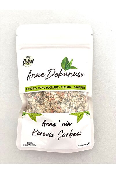 Anne Dokunuşu Kerevizli Sebze Çorbası 60gr. ( Doğal - Katkisiz - Tuzsuz ) 8 Ay+