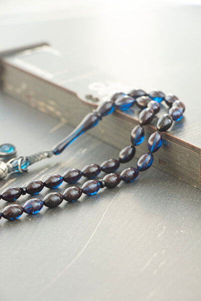 Tesbih Otağı Silver Kazaz Tasseled Barley Cut Fire Amber Rosary