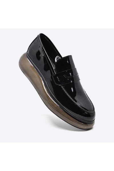 Fosco Patent Leather Black Eva Sole Classic Shoes 9837 101