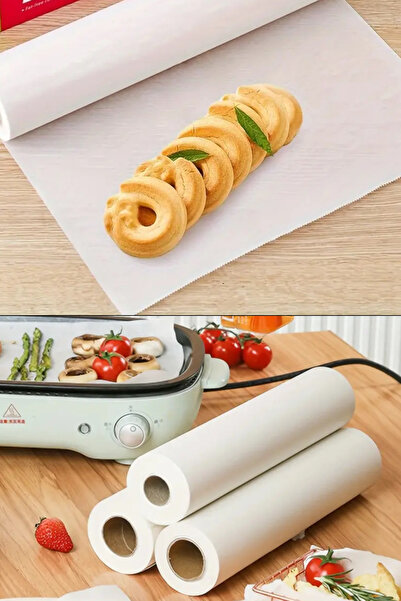 Özkan Ambalaj Temizlik ورق خبز 8 متر ورق زيتي مقاوم للحريق عرض 30 سم طول 8 متر