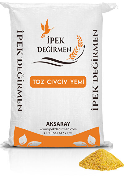 İpek Değirmen Yağlı Toz Civciv Yemi Bıldırcın Tavuk Ördek Hindi 10 Kg