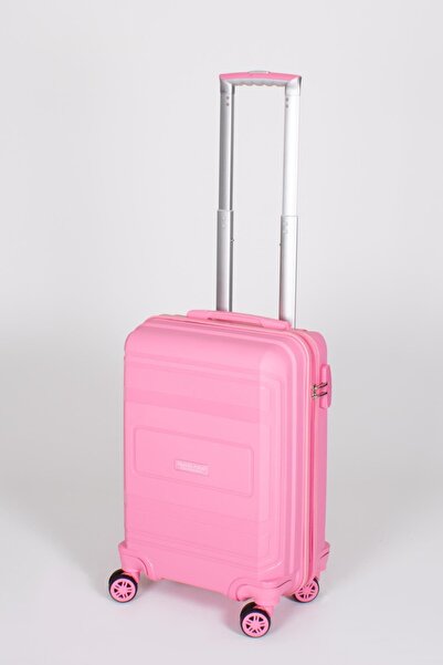 Travel POLO Küçük Boy Kırılmaz Valiz Fuşya 1017