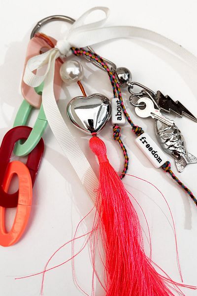 New Obsessions Imagine You love Me Charm Μπρελόκ με Στολίδι Τσάντας