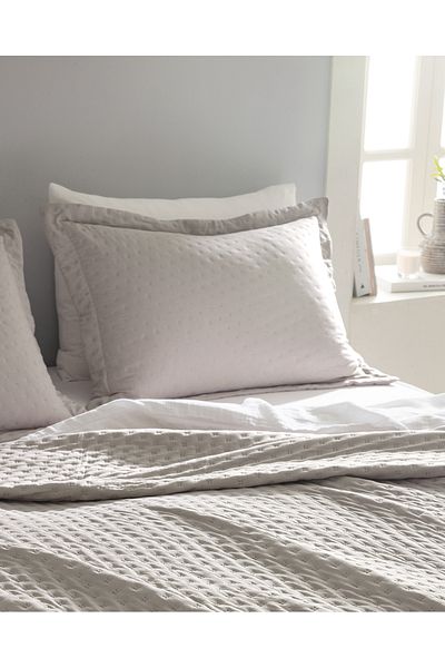 Madame Coco Rennes Ecru Double Bedspread