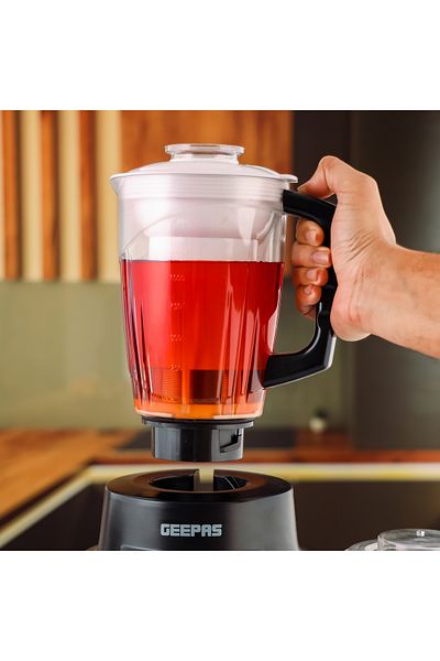 Geepas 5-IN-1 Mixer Grinder |  Modern Design, Durable Body, Robust Handles and Sharp Blades