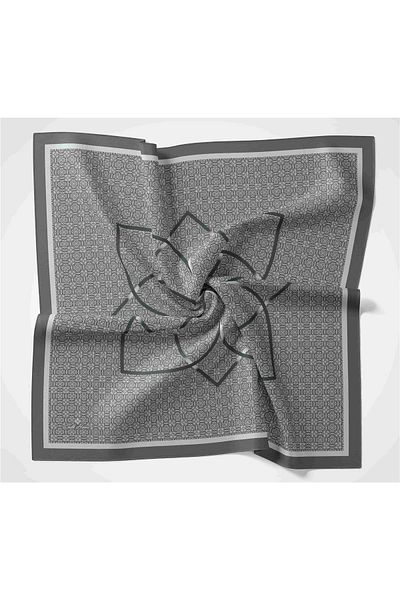 Silk Home Silk Home Shiny Φουλάρι - Γκρι