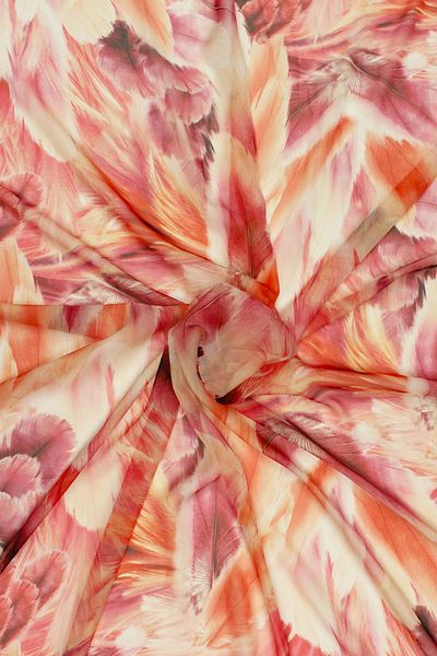 SARDO KUMAŞ 1.50 cm Patterned and Digital Printed Luxury Chiffon Width
