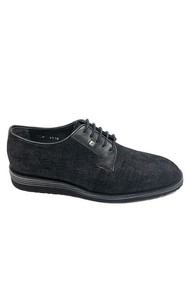 Fosco Black Textile Classic Men's Shoes 1529 231 46