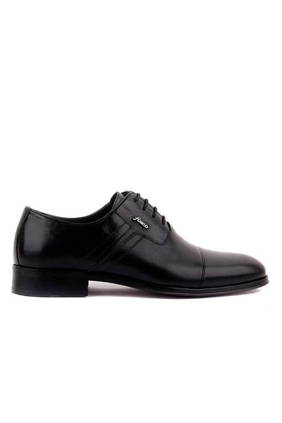 Fosco Men's Classic Black Leather Shoes - 1539 114 430