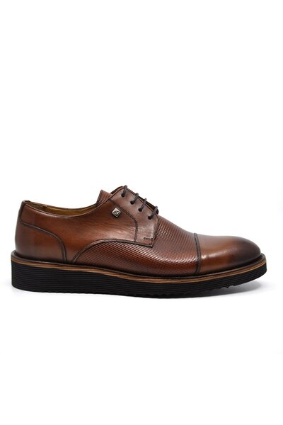 Fosco Genuine Leather Tan Men's Classic Shoes 2918 45