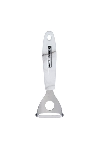 ROYALFORD RF9553 Stainless Steel Y Peeler with Marble Designed Handle
