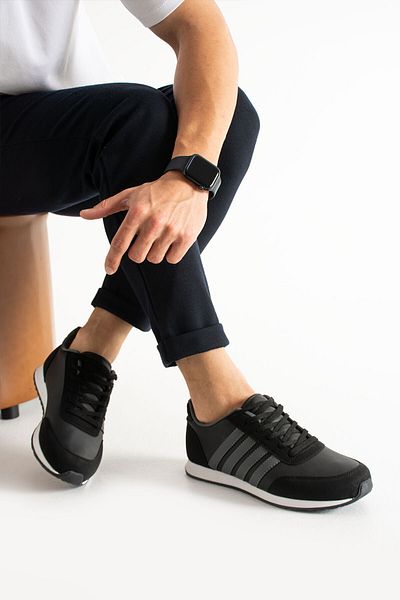 Archi Unisex ριγέ casual αθλητικά παπούτσια - άνετα και άνετα αθλητικά παπούτσια με κορδόνια