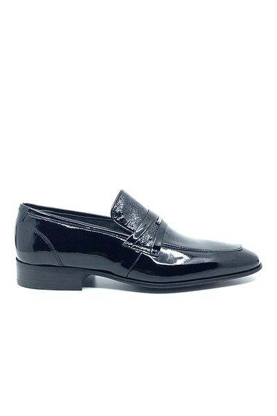 Fosco Black Patent Leather Classic Men's Shoes 1091 430 793