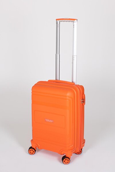 Travel POLO Küçük Boy Kırılmaz Valiz Oranj Turuncu 1017