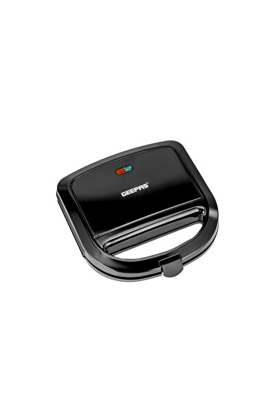 Geepas صانعة الساندويتشات ذات الشريحتين، ألواح غير لاصقة قابلة للتبديل | درجة...