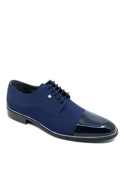 Fosco Pantofi pentru bărbați din satin bleumarin 8026 848 514