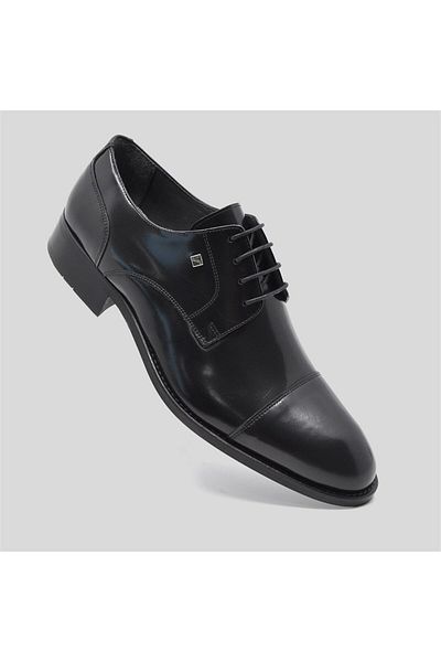 Fosco Black Patent Leather Classic Men's Shoes 3002 300
