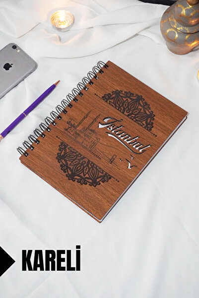 markcat Istanbul Themed Agenda and School Notebook - Checked Notebook with Wo...