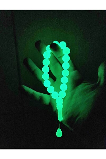 SSCglow Gümüş Kedi Gözü Karanlıkta Parlayan Toz Kehribar Erkek Kedigözü 13.5mm