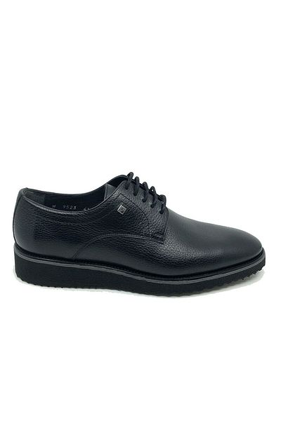 Fosco Genuine Leather Black Casual Men's Shoes 9523 551