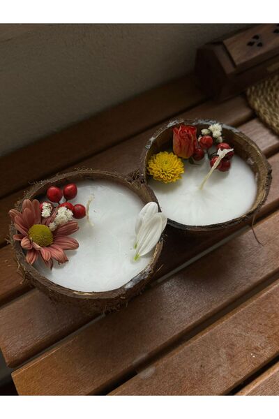 Coconut; Kokulu Doğal Mum