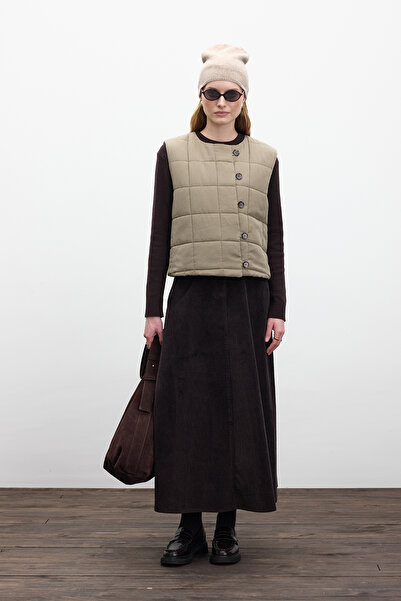 Manuka Зелений короткий фітнес-жилет