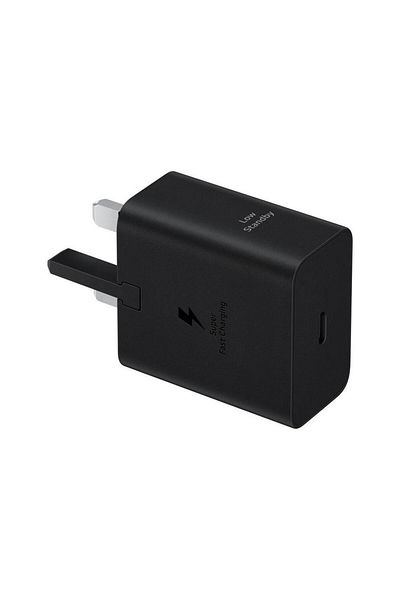 Samsung محول طاقة PD بقوة 45 وات (مع كابل USB-C إلى USB-C بقوة 5 أمبير) - EP-T4511XBEGGB
