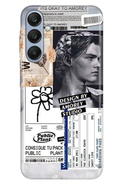 senada Samsung Galaxy A26 Case Patterned TPU Silicone Printed Amorey