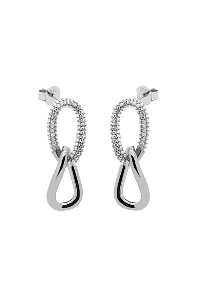 Karma Symbols XL 925 Sterling Silver Earstuds X125S