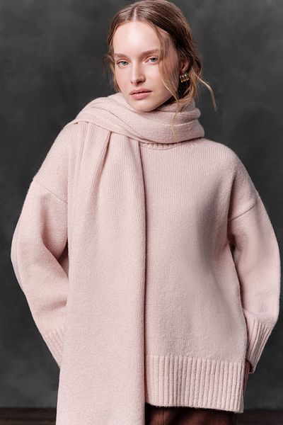 Manuka Rózsaszín Oversize puha pulóver