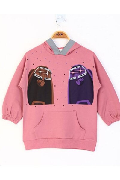 Toontoy Robot reflectorizant pentru fete cu imprimeu Swea tricou