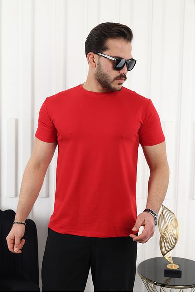 comstar Men's Slim Fit Unprinted T-Shirt
