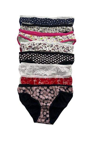 irem içgiyim 12-13-14 Years Old Girls' Panties - Set of 8