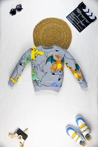 Yalçınoğlu Kids Ready to Play the Game - Parka? I Kids Set Soft and Raster Sweat t