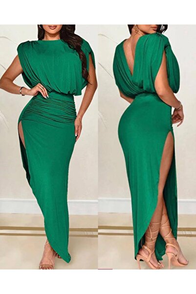 hipnoz butik Γυναικείο φόρεμα με χαμηλό σκίσιμο πίσω