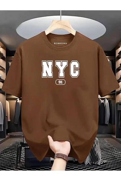 BENROMA ГОЛЯМА ТЕНИСКА С ЩАМП НА NYC