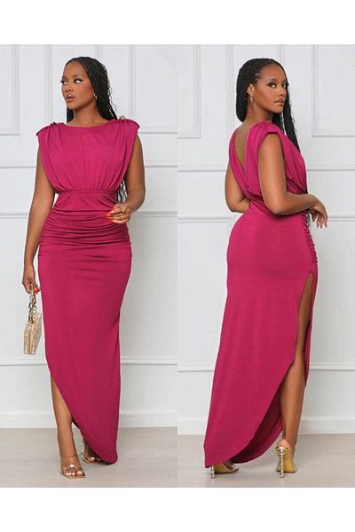 hipnoz butik Γυναικείο φόρεμα με χαμηλό σκίσιμο πίσω