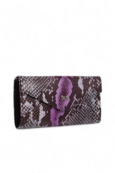 Bilik Deri Purple-Snake-White Women's Wallet Bsh 3071