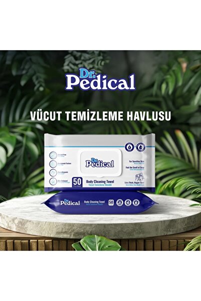 Dr.Pedical Vücut Temizleme Havlusu 50'li 6 Paket 300 Adet Havlu