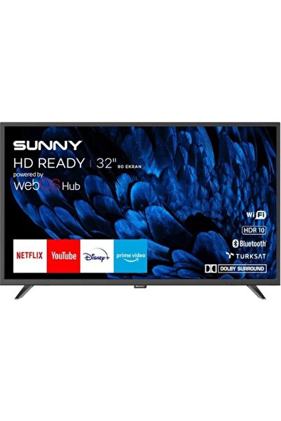 Sunny 32’’ 82 ekran siyah Hd Ready Webos 2.0 Smart Tv SN32DAL540 32’’ Hd Read...